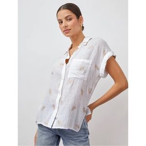 Rails NWT Whitney Glitter Lemons | Size Small - Linen Blend ✨